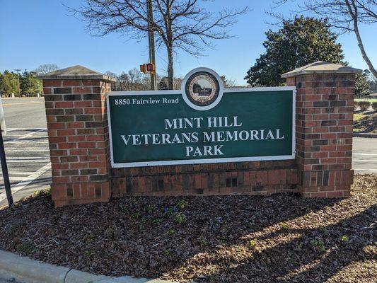 Mint Hill Veterans Memorial Park