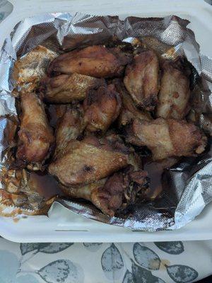 Honey garlic wings