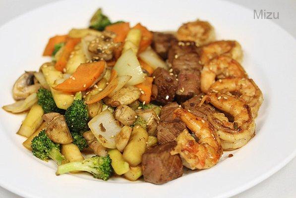 Hibachi steak and shrimp