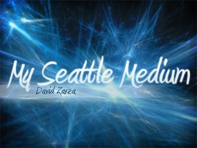 This refers to my My Seattle Medium meetup.  Find it by searching at MeetUp [dot] com for David Zarza & My Seattle Medium!