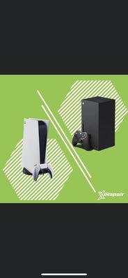 Xbox or PlayStation! We repair them all.