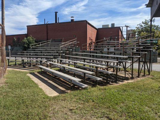 Bleachers at West Hickory Park