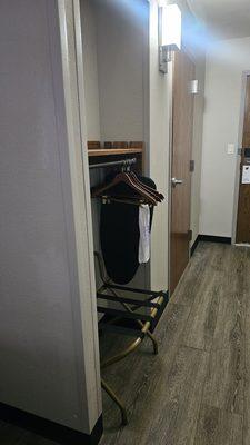 Hallway and coat rack