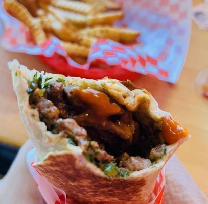 Beef Shawarma wrap