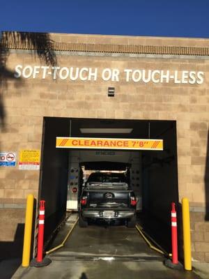 Soft -Touch or Touch-Less Wash Options!