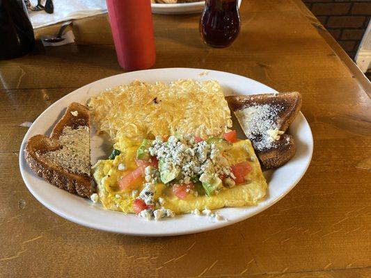 Spinach omelette