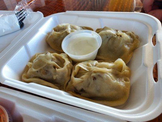 Beef Manti dumplings