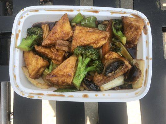 The Tofu With Mixed Vegetables