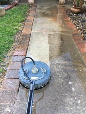 Pressure washing