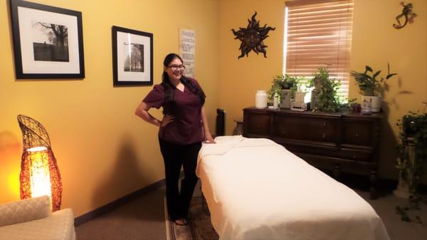 Meet the team! Maria is one of our Massage Therapists