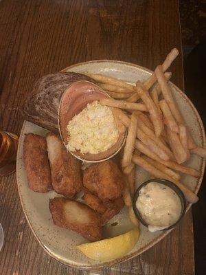 Beer battered cod