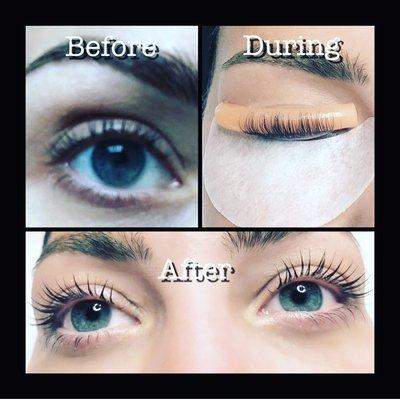 Lash Lift process