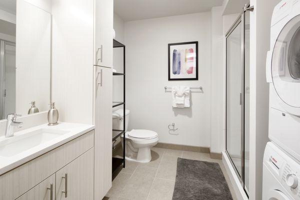 Sparkling bathroom interior