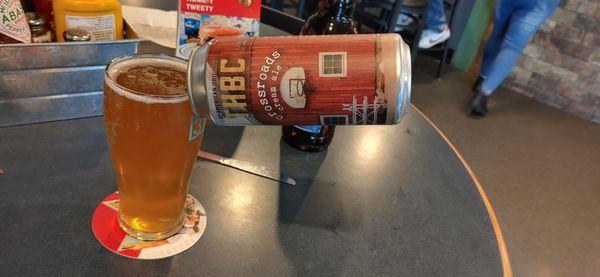 Glad they support local beer, Terre Haute Brewing Company!