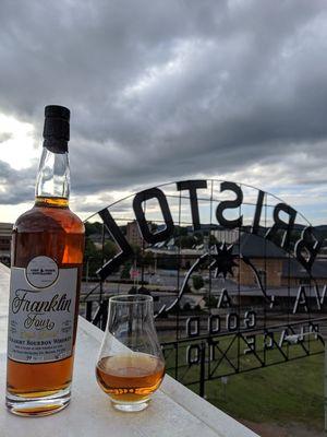 Lost State Distilling Whiskey with a view!!