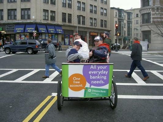 Always a Great Time with Boston Pedicab!