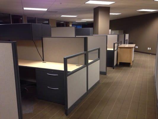 Kantor's disassembled and removed our 20 office cubes and 20 fully furnished private offices.