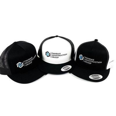 Embroidered hats with 3D Puff for Phoenix Construction Group