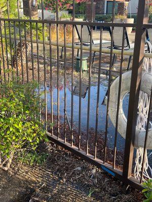 Overflowed the pool and cause a ton of mosquitoes