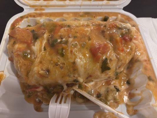 Carne Asada Wet Burrito