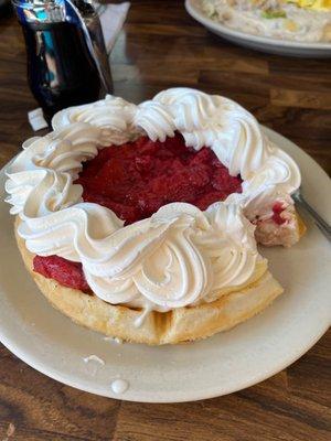 Strawberry Shortcake Waffle