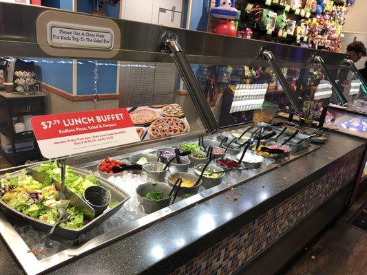 Suspicious salad bar!