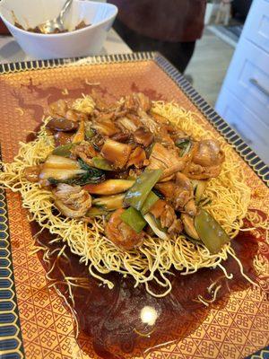 Cantonese Style Pan Fried Noodles