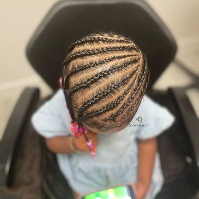 Natural Kids Styling. Princess Transformation  /Freestyle Braids. Top