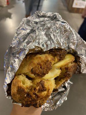 Popover Egg & Cheese Sandwich