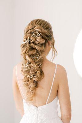 Bridal braid hairstyle