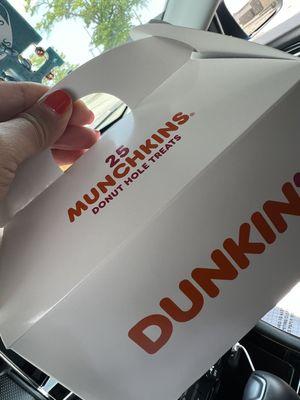 25 box of Munchkins Donut Hole Treats