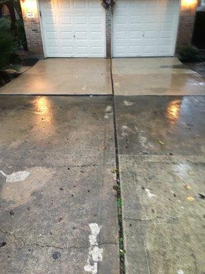 We also offer Driveway power wash.