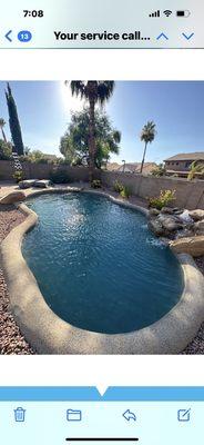 Beautiful pristine pool!