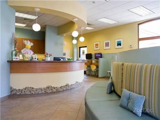 Front desk at pediatric dentistry Magic Smiles Dental Mesa AZ