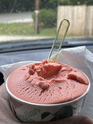 Blood orange sorbet