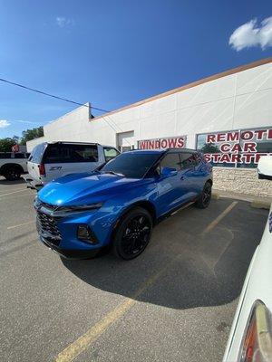 2020 Chevy Blazer All around window tint.