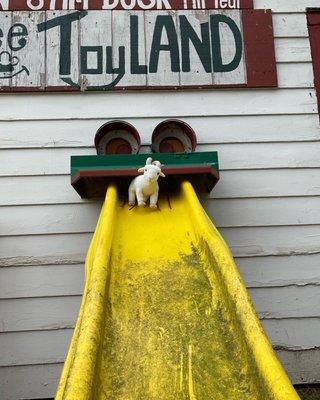 Toy Land is more fun than a slide!