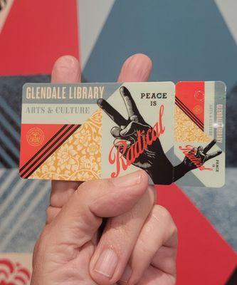 Got me a new library card. Peace.