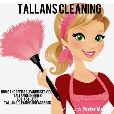 Tallans Cleaning. Call or text for an estimate.