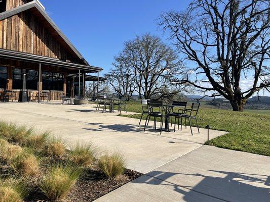 Outdoor patio area