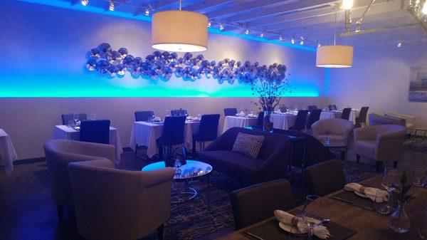 Beautiful social dining area