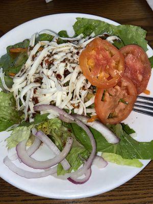 Side salad with house dressing