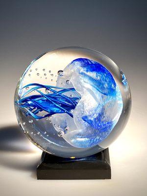 Blue/Blue Marble Jellyfish