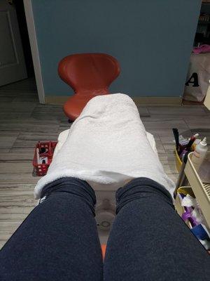 Relaxing feet