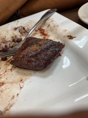 Almost finished the churrasco..