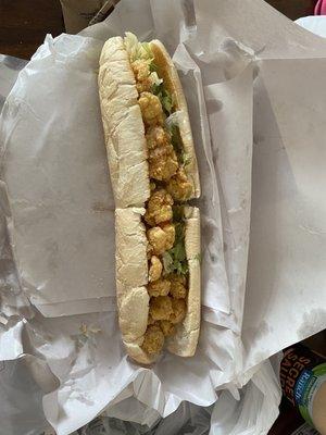 Large shrimp poboy $7.99