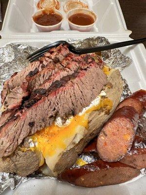 Baked Potato with Brisket