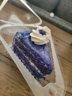 $4.49 Ube Overload cake slice. Always masarap! (4/17/22)