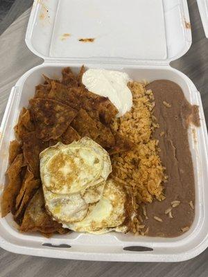 Chilaquiles rojos