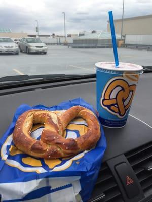 Birthday Pretzel & Cherry Lemonade yum...